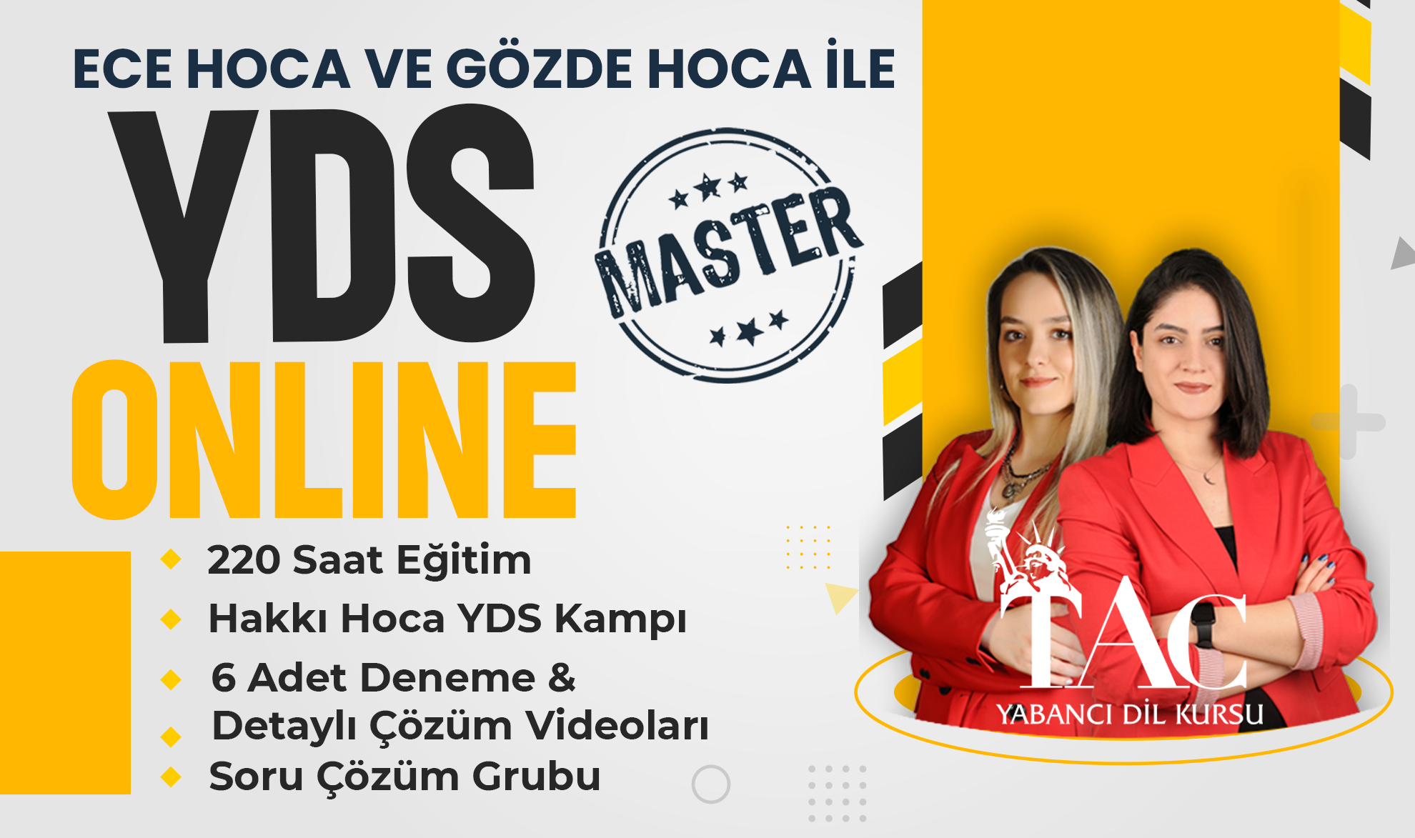 ECE HOCA VE GÖZDE HOCA İLE YDS MASTER resmi