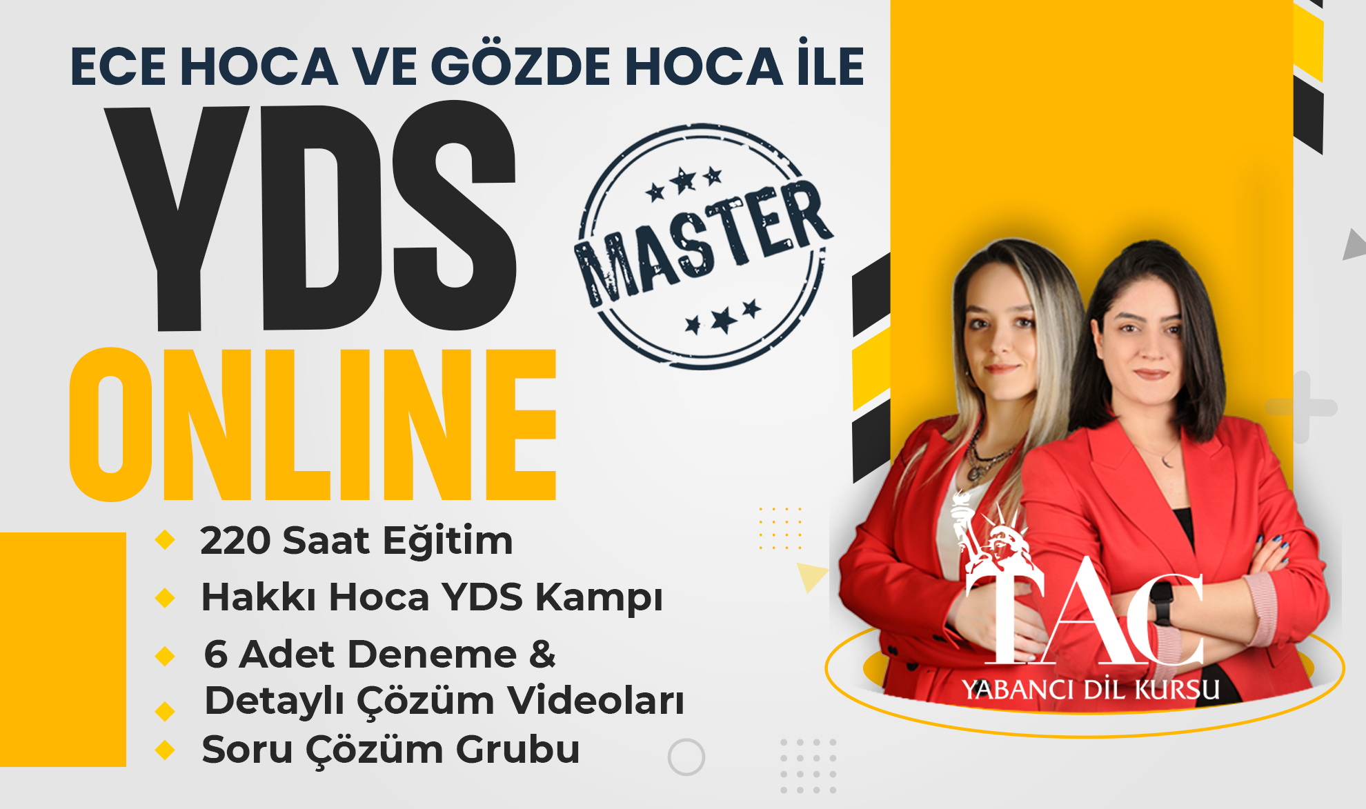  ECE HOCA VE GÖZDE HOCA İLE YDS MASTER resmi