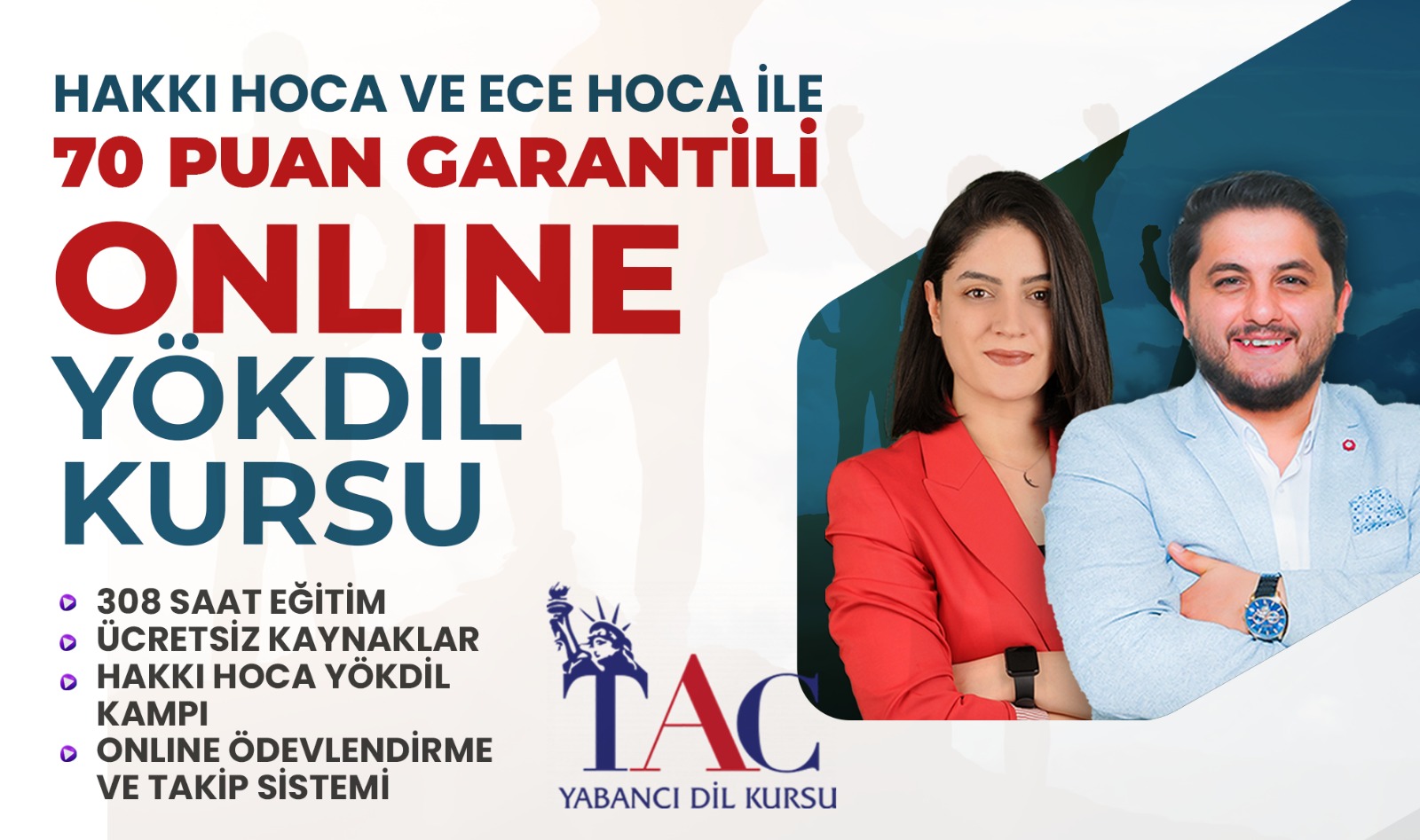 HAKKI HOCA VE ECE HOCA İLE 70 PUAN GARANTİLİ ONLINE YÖKDİL KURSU resmi