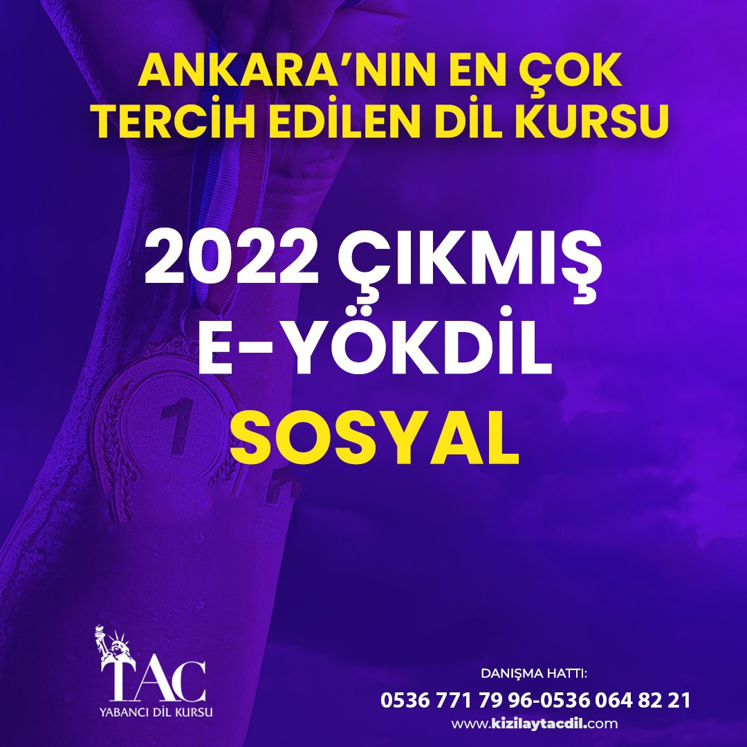 2022 ÇIKMIŞ E YÖKDİL SOSYAL SORULARI resmi