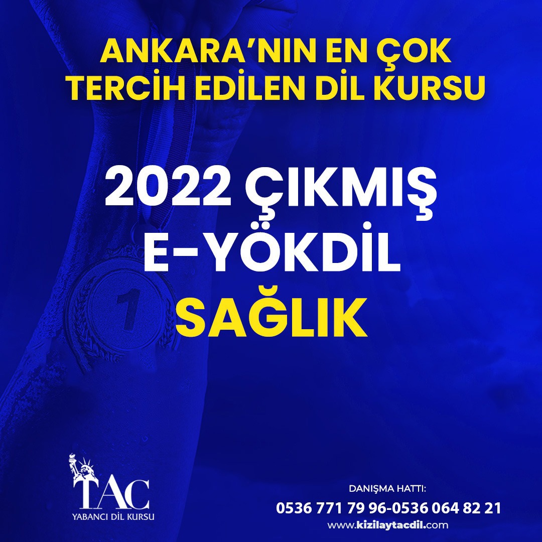 2022 ÇIKMIŞ E YÖKDİL SAĞLIK SORULARI resmi